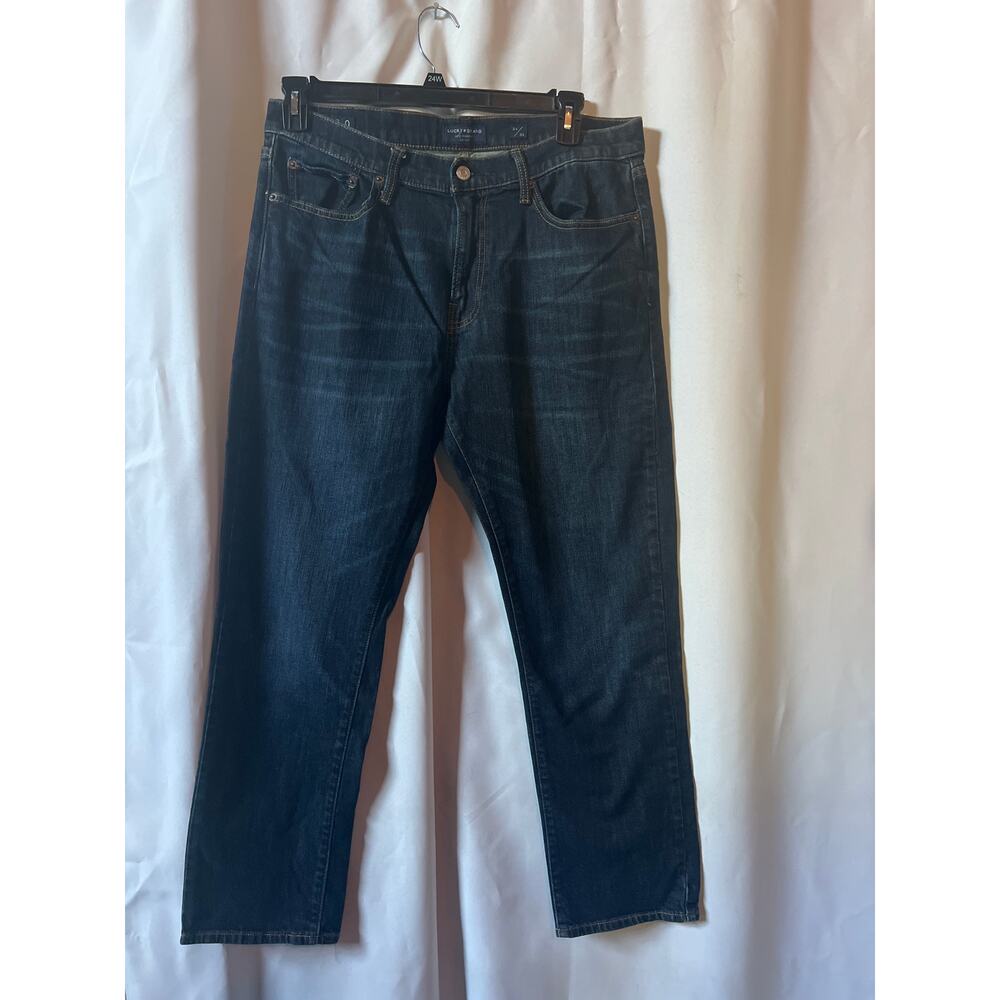 Lucky Brand 410 Athletic Slim Jeans 34/30 Dark Wash RN80318